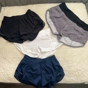 Bundle of 4 lululemon shorts